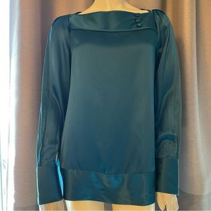 Beautiful NWT Banana Republic teal blouse.  Size S